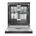 HSAP16FB Hisense 16-Place Setting Freestanding Dishwasher - Black Steel